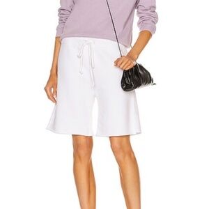 Nili Lotan Austin Sweatshort | Vintage White